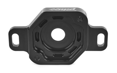 Power Steering Adapter - Clean Seal - Aluminum - Black Anodized - Sprint Car - Each