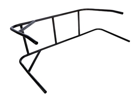 Nerf Bar - Driver Side - 4 Point - 7/8 in Tube - Steel - Black Powder Coat - Midget - Each