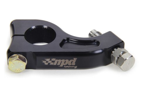 Torsion Arm Stop - 1 in Spline - Hardware Included - Aluminum - Black Anodized - Midget - Each