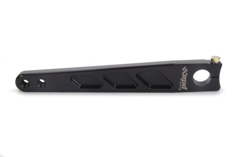 Pitman Arm - 10 to 11 in Long - Angle Broach - Aluminum - Black Anodized - Sprint Car - Each