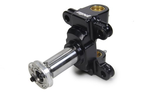 Spindle - Aluminum Body - 10 Degree Steel Snout - Steel Locknut Included - 4 Ear - Aluminum / Steel - Black Anodized / Natural - Midget - Each