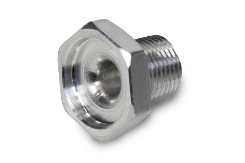King Pin Cap - 5/8-18 in Right Hand Thread - Aluminum - Clear Anodized - Each