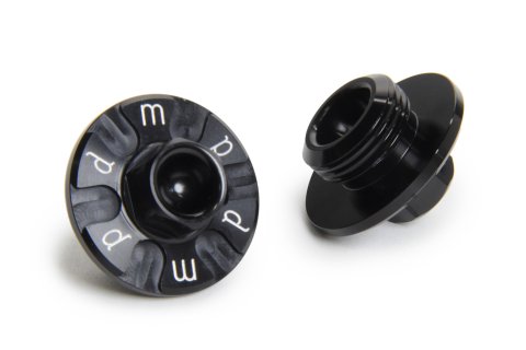 Torsion Bar Retainer - 20 mm x 1.50 Thread - Aluminum - Black Anodized - MPD 1-1/8 in Torsion Bars - Pair