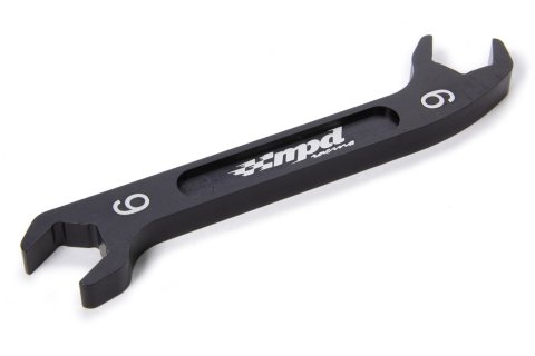 AN Wrench - Double-End - 6 AN - Aluminum - Black Anodized - Each