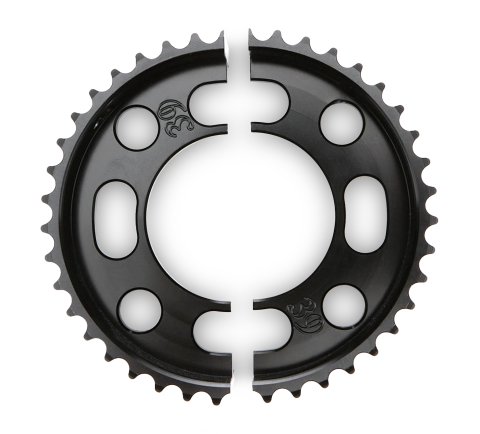 Axle Sprocket - 39 Tooth - 2.75 in Bolt Pattern - Aluminum - Black Anodized - Quarter Midget - Each