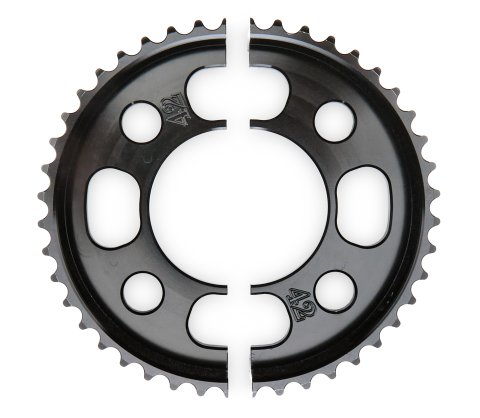 Axle Sprocket - 42 Tooth - 2.75 in Bolt Pattern - Aluminum - Black Anodized - Quarter Midget - Each