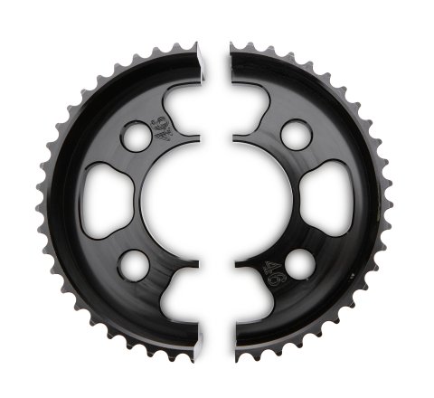 Axle Sprocket - 46 Tooth - 2.75 in Bolt Pattern - Aluminum - Black Anodized - Quarter Midget - Each