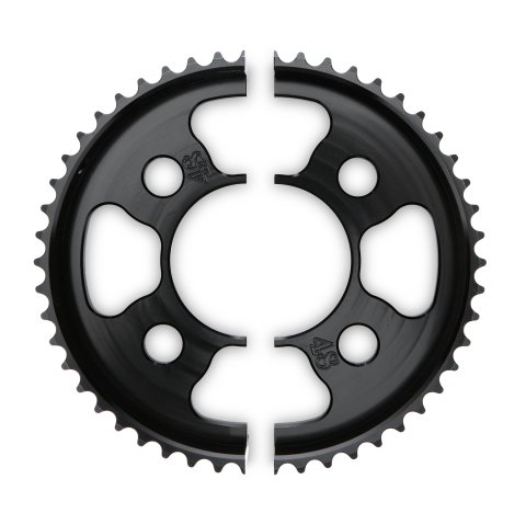 Axle Sprocket - 48 Tooth - 2.75 in Bolt Pattern - Aluminum - Black Anodized - Quarter Midget - Each