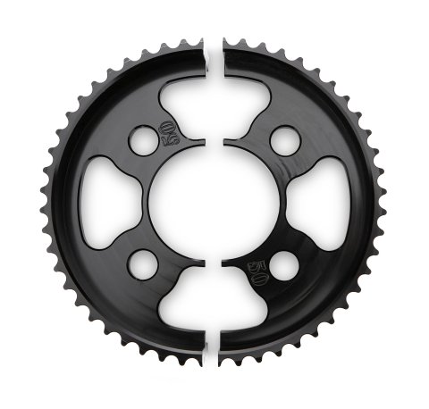 Axle Sprocket - 50 Tooth - 2.75 in Bolt Pattern - Aluminum - Black Anodized - Quarter Midget - Each