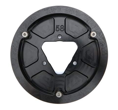 Engine Sprocket - 58 Tooth - Aluminum - Black Anodized - Quarter Midget - Each