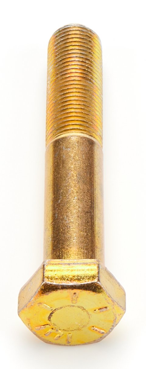 Birdcage Bolt - Radius Rod Bolt - 1/2-20 in Thread - 3.25 in Long - Hex Head - Steel - Cadmium Plated - Dirt Sprint Car - Each