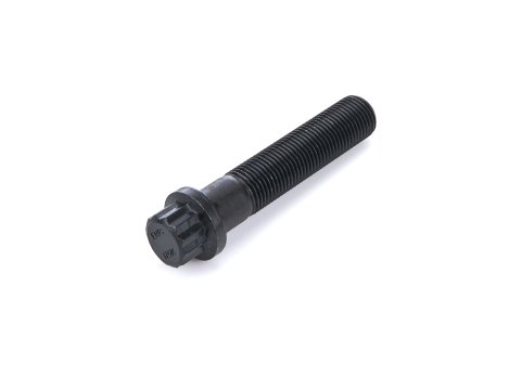 Birdcage Bolt - Upper Cone Bolt - 1/2-20 in Thread - 2.500 in Long - 12 Point Head - Steel - Black Oxide - MPD Pavement Birdcage - Each