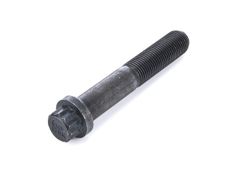 Birdcage Bolt - Upper Cone Bolt - 1/2-20 in Thread - 3.000 in Long - 12 Point Head - Steel - Black Oxide - MPD Pavement Birdcage - Each