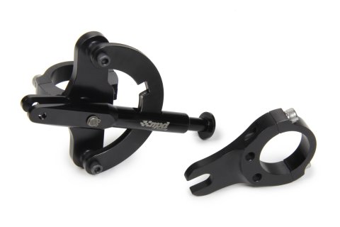 Shifter Assembly - Positive Camlock - Locking - Frame Mount - Clamp-On Bracket - 1-3/8 in OD Tubes - Aluminum - Black Anodized - Sprint Car - Kit