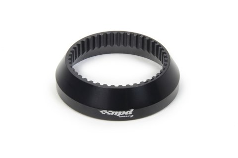 Tapered Spacer - 0.875 in Thick - Cone Spacer - Aluminum - Black Anodized - 42 Spline - Sprint Car - Each