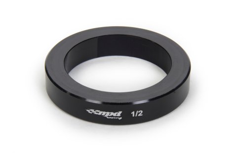 Axle Spacer - 0.5 in Thick - Straight - MPD System Saver - Aluminum - Black Anodized - 31 Spline Axle - Midget - Each