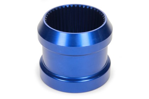 Axle Spacer - 3 in Wide - Tapered - 42 Spline - Aluminum - Blue Anodized - Sprint Car - Each