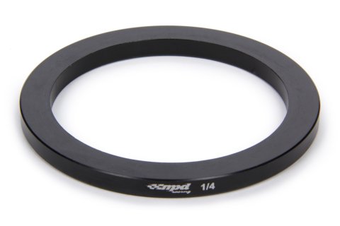 Axle Spacer - 0.25 in Thick - Straight - MPD System Saver - Aluminum - Black Anodized - Sprint Car - Each