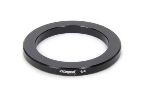 Axle Spacer - 0.25 in Thick - Straight - MPD System Saver - Aluminum - Black Anodized - 31 Spline Axle - Midget - Each