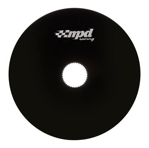 Mud Cover - Splined - Inner - Right Rear - Aluminum - Black Anodized - 14-1/4 in Wheels - Each