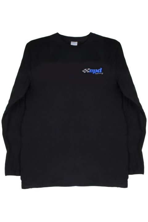 T-Shirt - Softstyle - Long Sleeve - MPD Logo - Black - Medium - Each