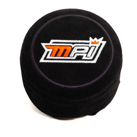 Steering Wheel Pad - 3-Spoke - Wrap Around - Snap Attachment - Suede - Black - Each