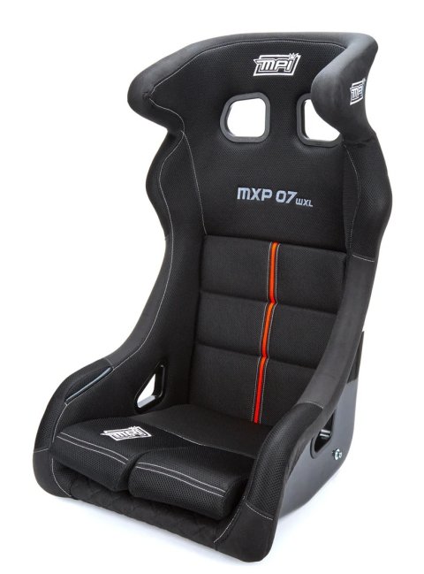 Seat - MXP 07 Gaming - Gaming Chair - Side Bolsters - Harness Openings - Fiberglass - Black - Each