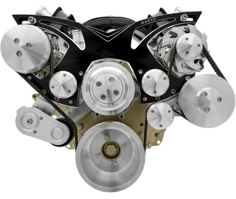 Pulley Kit - 6-Rib Serpentine - Oldsmobile V8 - Kit