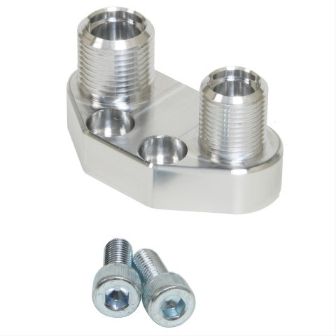 Air Conditioning Compressor Manifold - Aluminum - Polished - Each