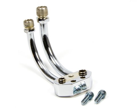 Compressor Adapter - 2 Port - Steel - Chrome Plated - Each