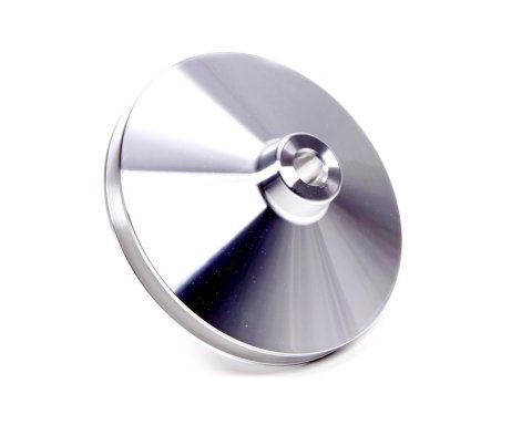 Power Steering Pump Pulley - V-Belt - 1 Groove - Bolt-On - 5.75 in Diameter - Aluminum - Clear Powder Coat - Short Water Pump - GM Pumps - Each