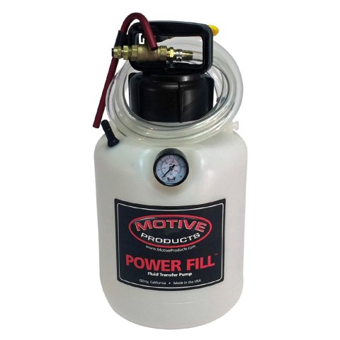 Transfer Pump - Power Fill - Manual - Hand Siphon - Plastic - Black / White - 1 gal - Pressure Gauge - Each