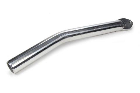 Wing Post - Front - Bent - 12 in Long - 1 in OD - Aluminum - Natural - Sprint Car - Each