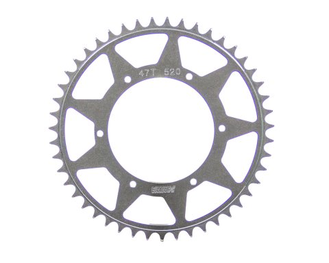 Axle Sprocket - 47 Tooth - 5.25 in Bolt Pattern - Aluminum - Natural - Micro Sprint - Each