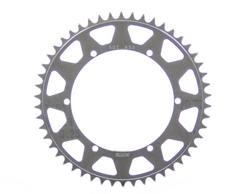 Axle Sprocket - 50 Tooth - 6.43 in Bolt Pattern - Aluminum - Natural - Micro Sprint - Each