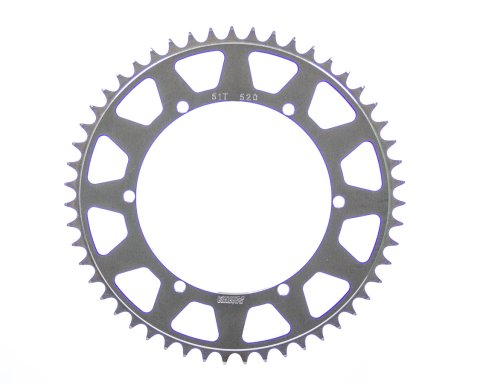 Axle Sprocket - 51 Tooth - 6.43 in Bolt Pattern - Aluminum - Natural - Micro Sprint - Each