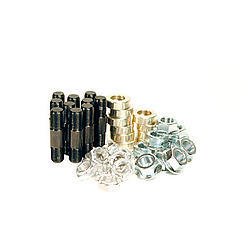Wheel Stud - 5/8-18 in Thread - 2.688 in Long - Screw-In - Nuts / Washers - Steel - Kit