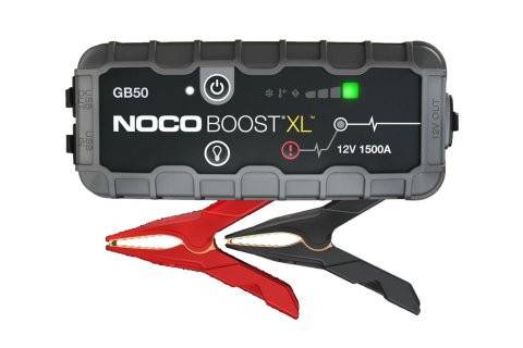 Portable Battery - Boost XL - 1500 amps 12V - 2 USB Ports - 2 ft Clamp-On Cables Included - 100 Lumens Light - Kit