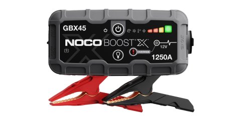 Portable Battery - Boost X - Lithium-ion - 1250 amps - 12V - 2 USB Ports - 12 in Clamp-On Cables Included - Kit