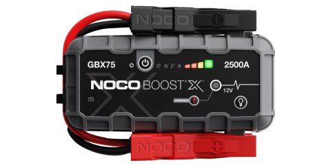 Portable Battery - Boost X - Lithium-ion - 2500 amps - 12V - 2 USB Ports - 12 in Clamp-On Cables Included - Kit