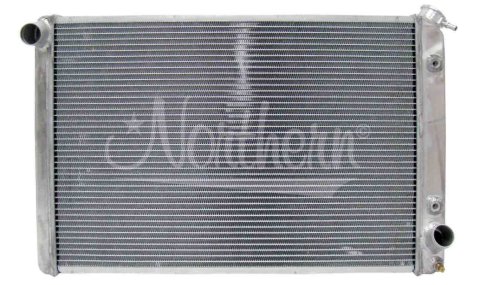Radiator - 29.875 in W x 18.5 in H x 3.125 in D - Driver Side Inlet - Passenger Side Outlet - Aluminum - Chevy Corvette 1977-82 - Each