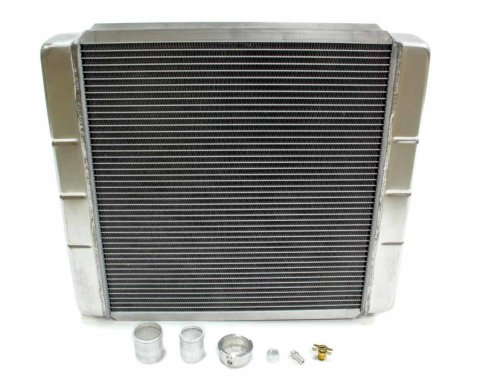 Radiator - 21.625 in W x 19.563 in H x 3.125 in D - Weld-On Side Inlet - Weld-On Side Outlet - Aluminum - Natural - Each