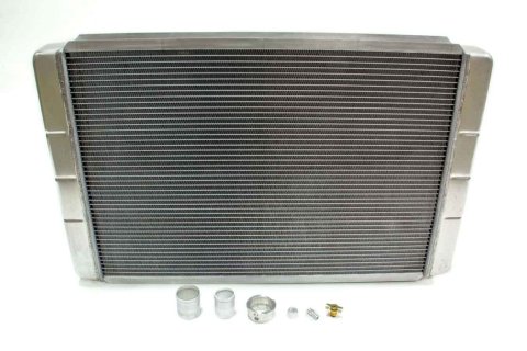 Radiator - 30.875 in W x 19.563 in H x 3.125 in D - Weld-On Side Inlet - Weld-On Side Outlet - Aluminum - Natural - Each