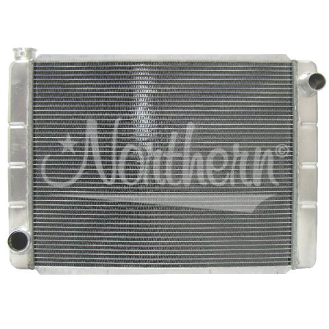 Radiator - Race Pro - 27 in W x 19.625 in H x 3.25 in D - Passenger Side Inlet - Driver Side Outlet - Aluminum - Universal - Each