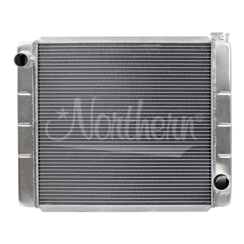 Radiator - Race Pro - Triple Pass - 23.625 in W x 19.5 in H x 3.125 in D - Driver Side Inlet - Passenger Side Outlet - Aluminum - Universal - Each