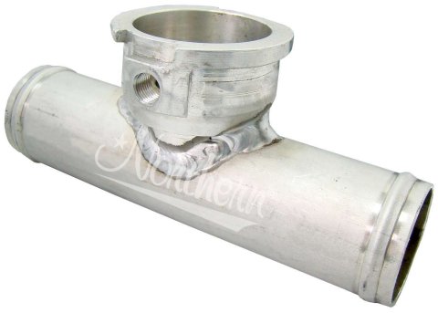 Filler Neck - Hose Mount - 1-1/2 in Hose to 1-1/2 in Hose - Aluminum - Natural - Each