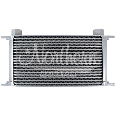 Fluid Cooler - 10.875 x 5.75 x 2 in - 1/2 in NPT Female Inlet / Outlet - Stack Plate - Aluminum - Natural - Universal - Each