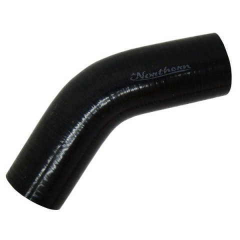 Radiator Hose - 1.5 in ID - 135 Degree - Silicone - Black - Each