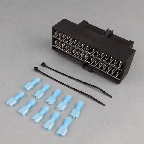 OEM Wiring Harness Adapter - SNAP-ADAPT - Block Connector / Terminals / Zip Ties Included - Gauge Panel - GM Fullsize Truck 1995-98 - Kit