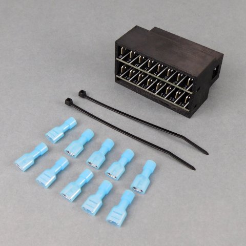 OEM Wiring Harness Adapter - SNAP-ADAPT - Block Connector / Terminals / Zip Ties Included - Gauge Panel - GM F-Body 1970-81 - Kit